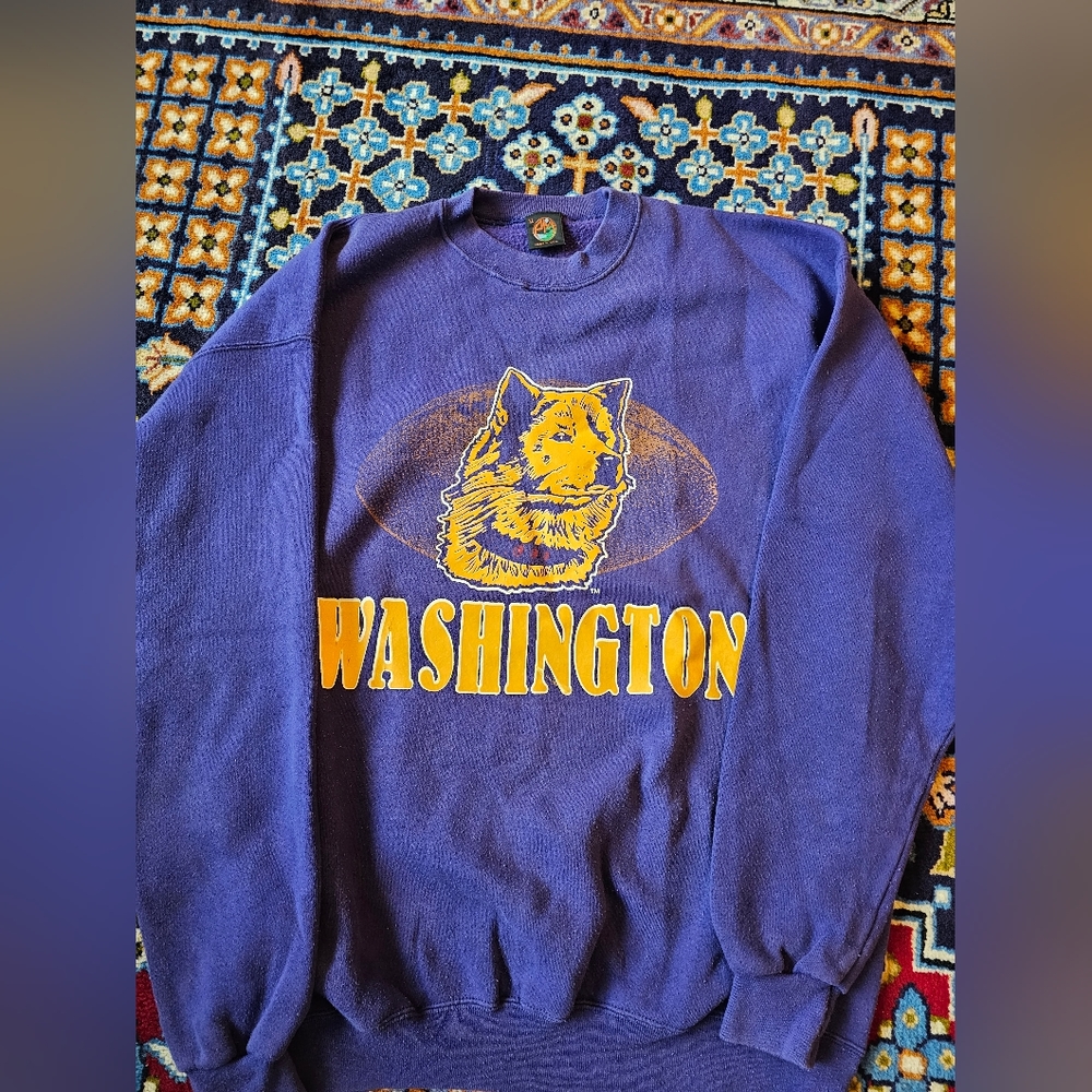 Vintage Washington Huskies Crewneck Sweatshirt